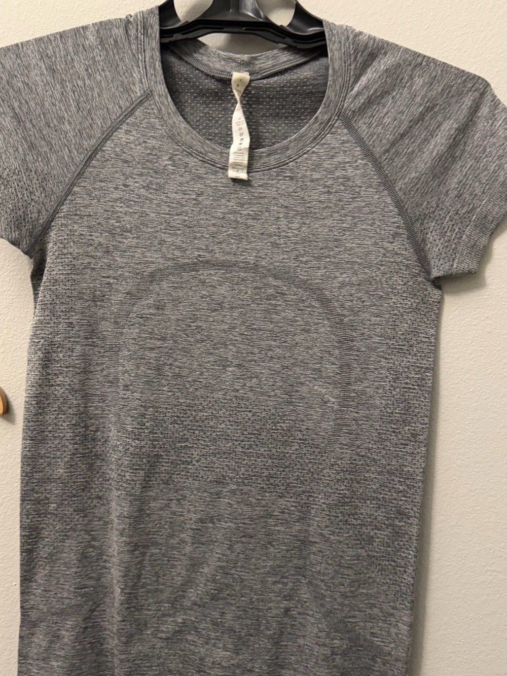 lululemon athletica Heathered Gray Short-Sleeve Active Tee